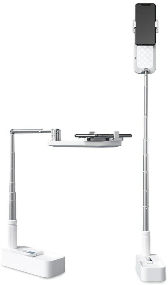 „Gadgetmonste“ asmenukių stovas „4smarts LoomiPod“ sulankstomas su lempomis ir nuotolinio valdymo pultu / 462710 / 6530045