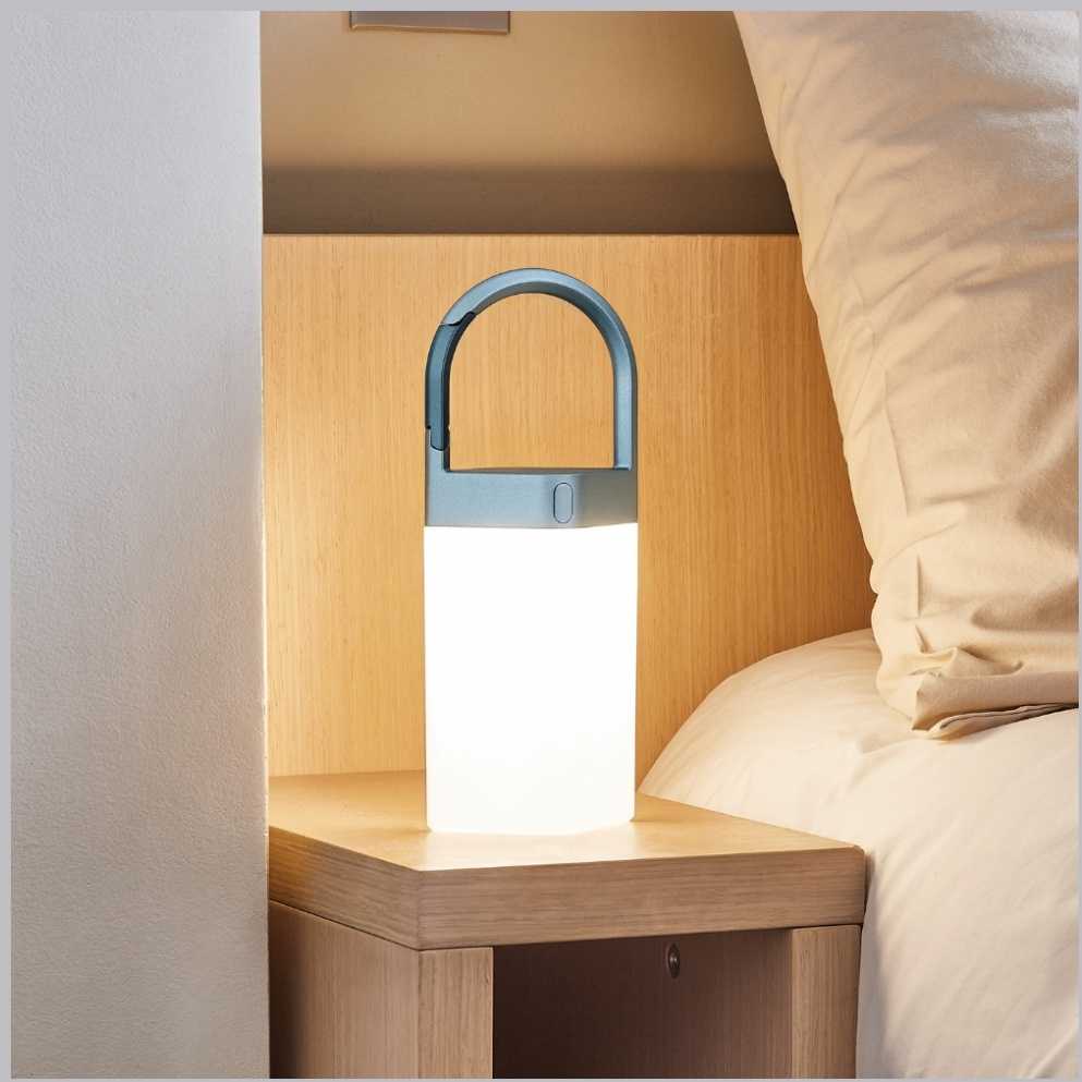 Dėklas Lexon „Horizon“ belaidė LED lempa, šviesiai mėlyna LH77LB1