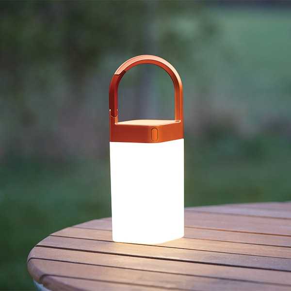 Dėklas Lexon Horizon belaidė LED lempa oranžinė LH77O1
