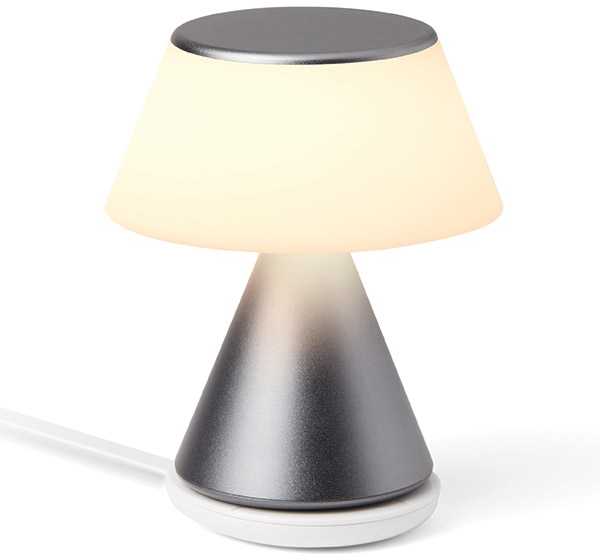 Lexon Luma M LED lempa, pilka, LH87MX