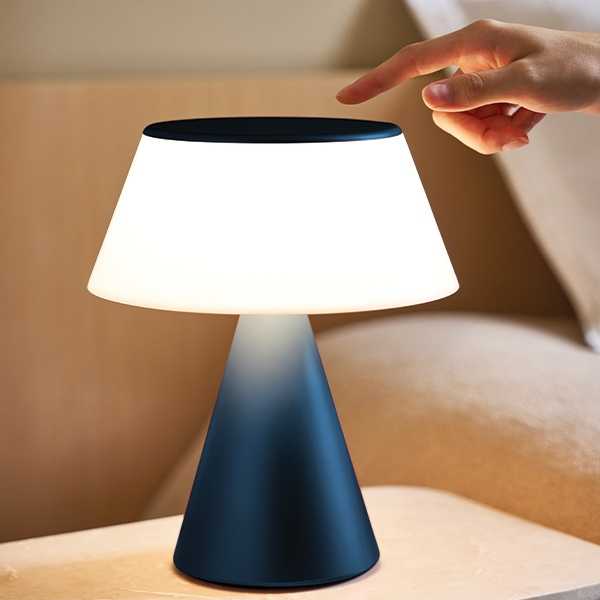 Dėklas Lexon Luma XL LED lempa tamsiai mėlyna LH98MDB