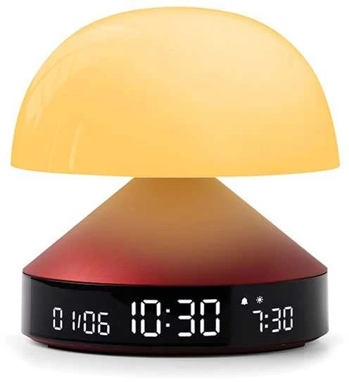 Lexon Mina Sunrise Žadintuvas su lampkączerwony/red LR153DR