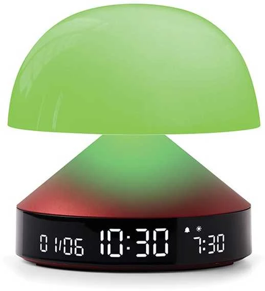 Lexon Mina Sunrise Žadintuvas su lampkączerwony/red LR153DR