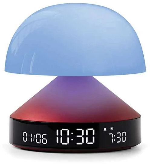 Lexon Mina Sunrise Žadintuvas su lampkączerwony/red LR153DR