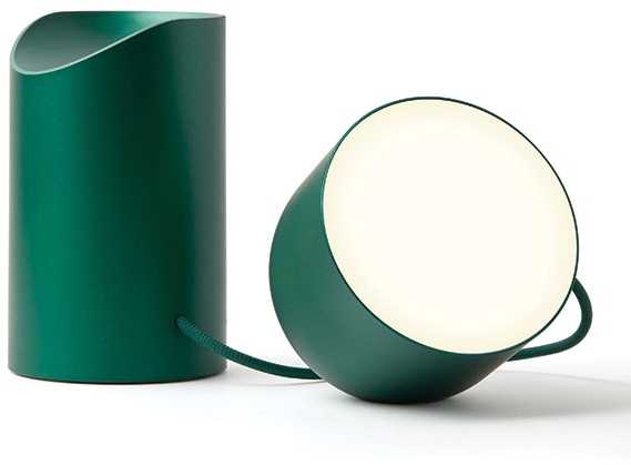 Lexon Orbe LED lempa tamsiai žalia LH88DG1