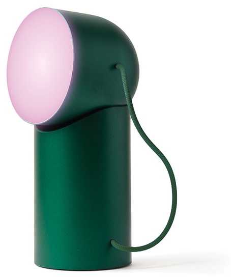 Lexon Orbe LED lempa tamsiai žalia LH88DG1