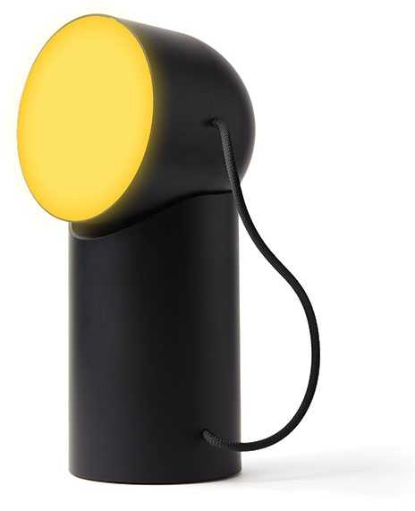 Dėklas Lexon Orbe LED lempa, juoda LH88N