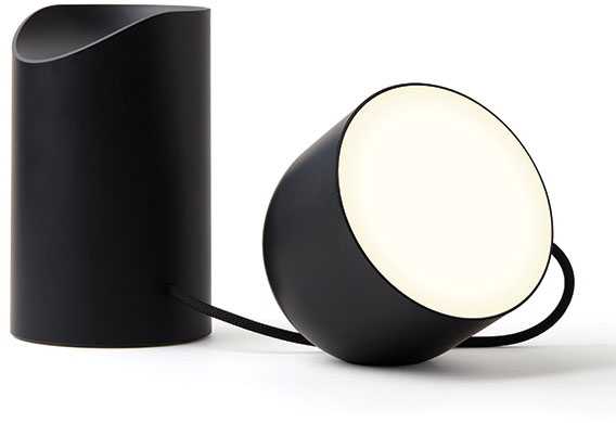 Dėklas Lexon Orbe LED lempa, juoda LH88N