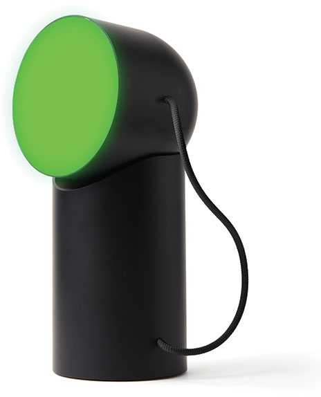 Dėklas Lexon Orbe LED lempa, juoda LH88N