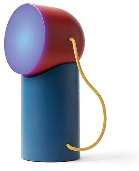 Lexon Orbe Lampa LED mėlyna-raudona/mėlynas-red LH88DRY