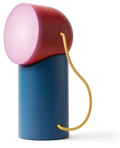 Lexon Orbe Lampa LED mėlyna-raudona/mėlynas-red LH88DRY