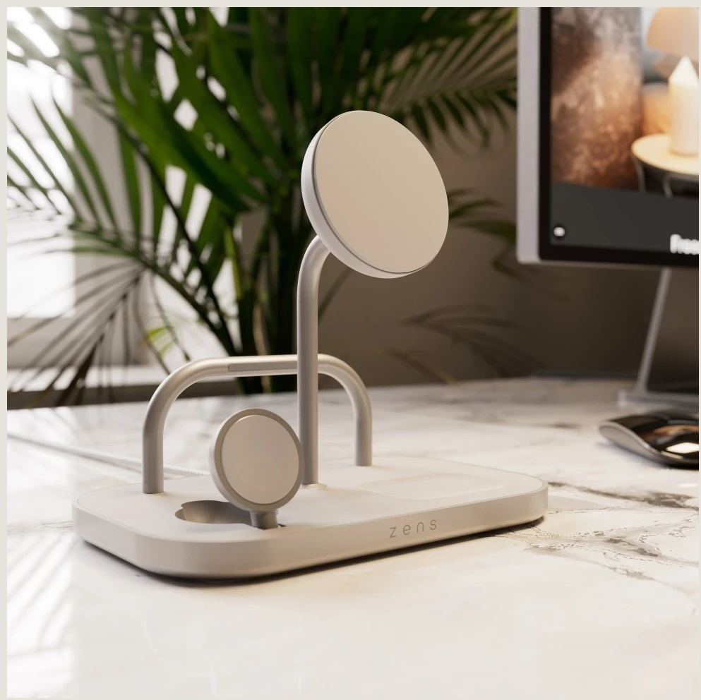 ZENS 4-1 belaidis įkroviklis, 60 W, USB-C išvestis