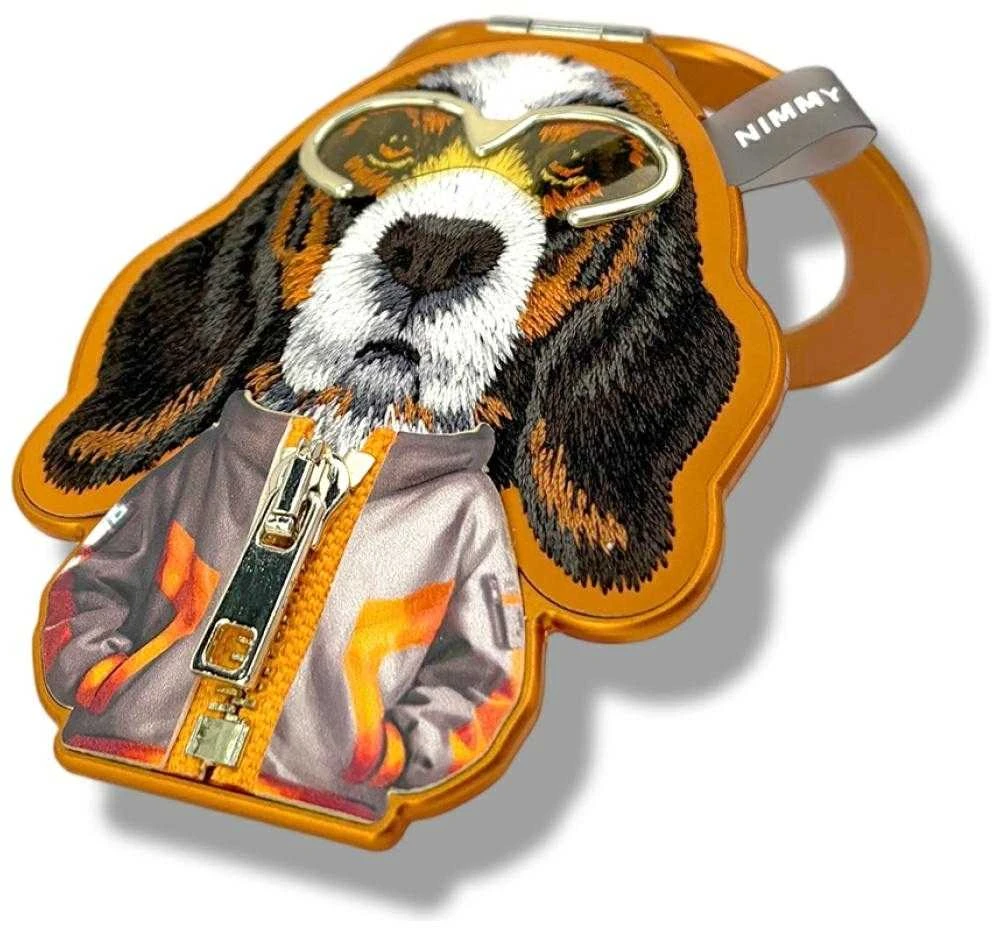 Magnetic pendant Nimmy Cool&Cute 2.0 Dog oranžinės spalvos