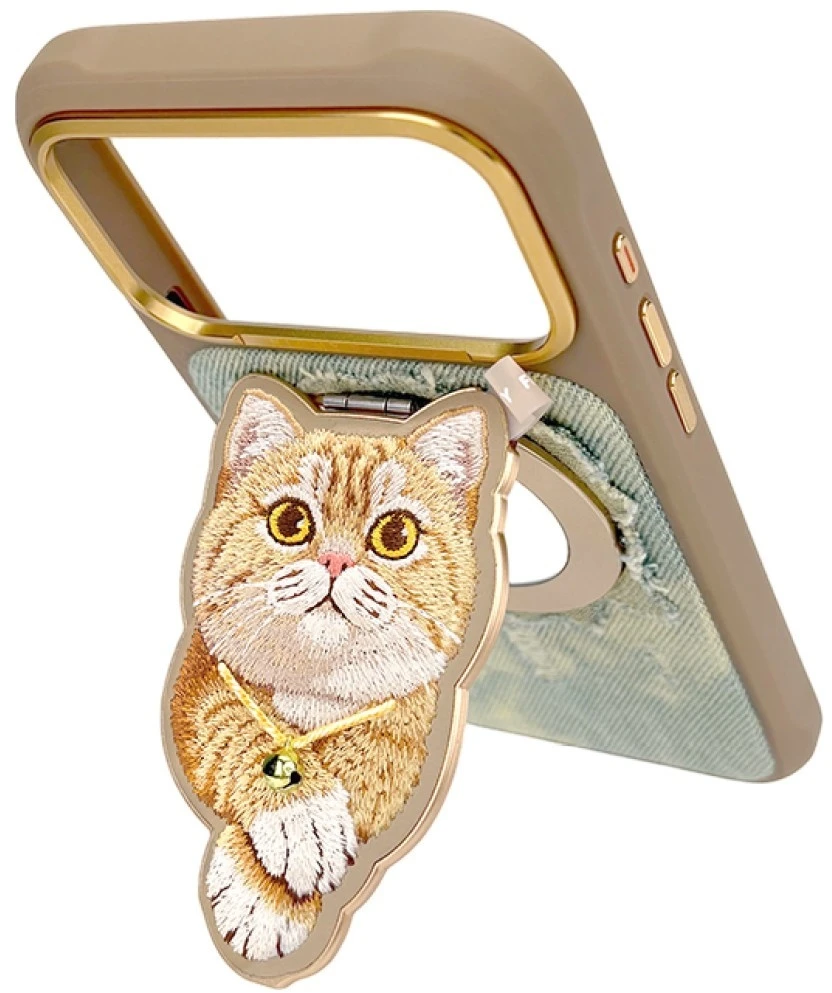 NIMMY magnetic hanger DENIM FASHION GINGER CAT ruda