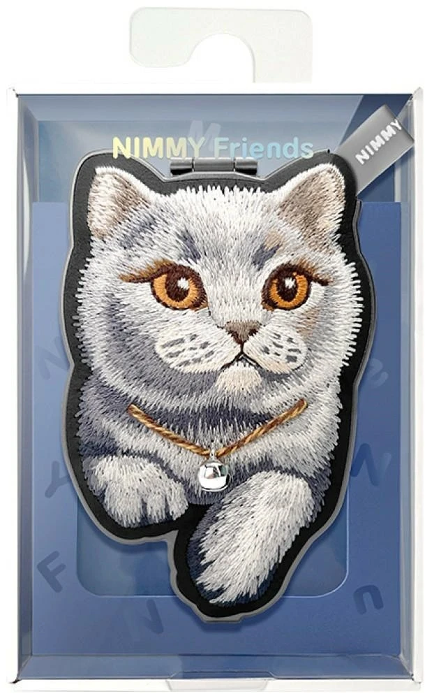 NIMMY magnetic hanger DENIM FASHION BRITISH SHORTHAIR CAT juodas