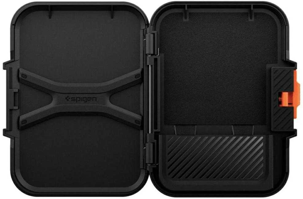 „Spigen iPhone Lock Fit“ piniginė su „MagSafe“ laidu, juoda