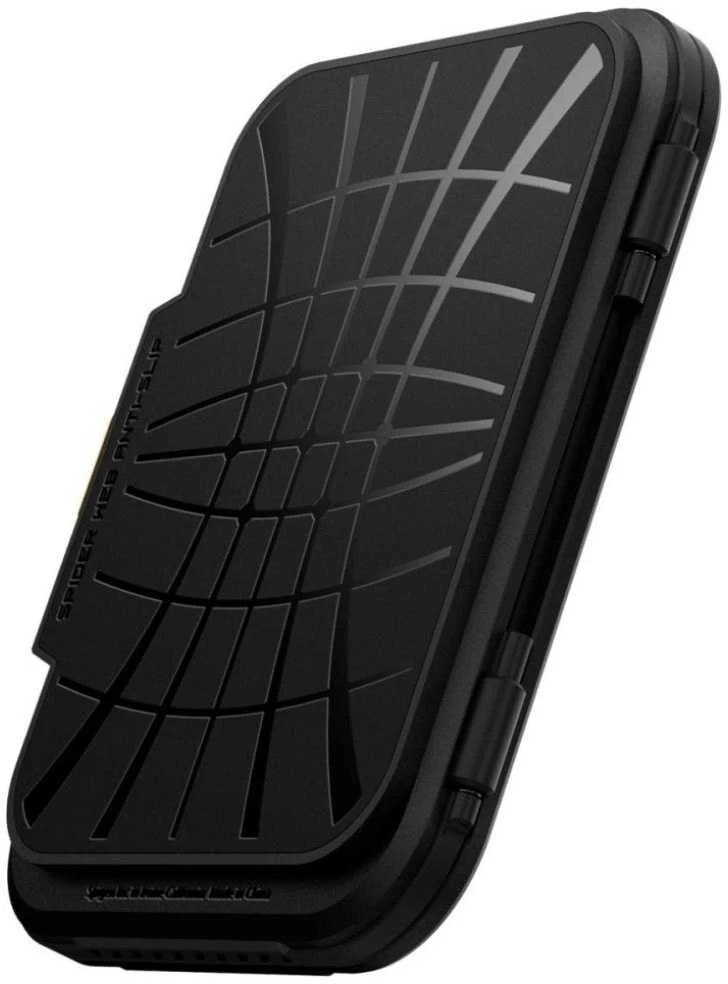 „Spigen iPhone Lock Fit“ piniginė su „MagSafe“ laidu, juoda