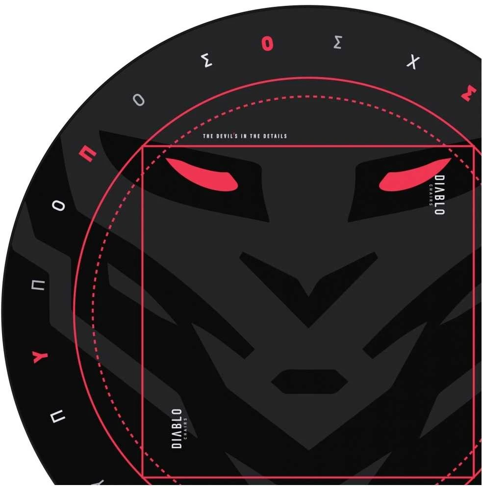 Diablo Chairs apsauginis grindų kilimėlis po žaidimų kėde