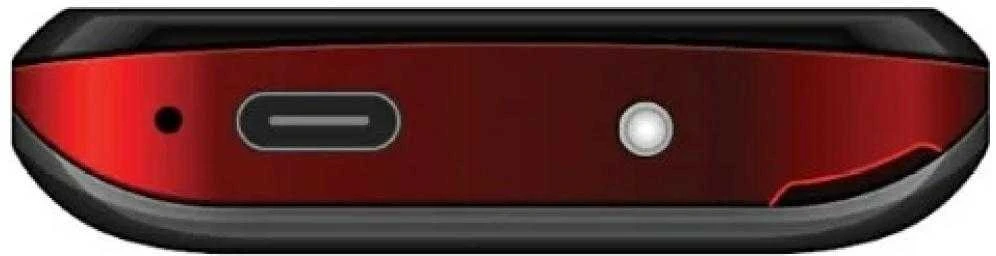 Mobilusis telefonas GSM MAXCOM MM 428 L juodos spalvos-raudonos spalvos