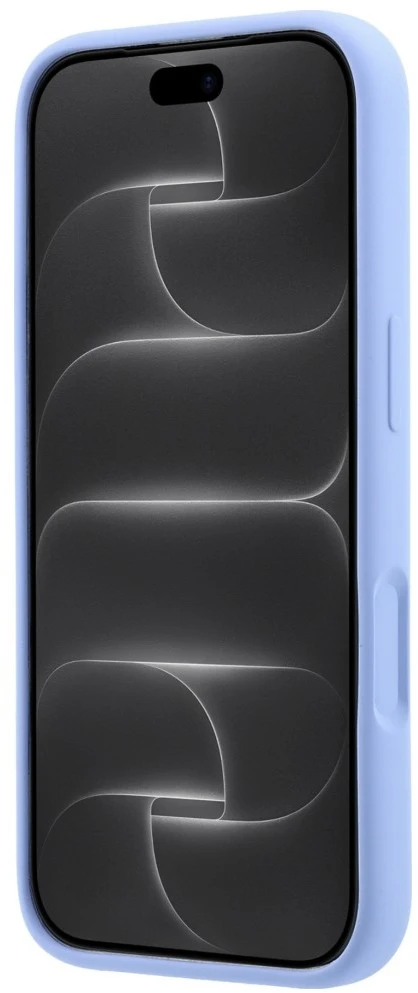 Mercedes Dėklas AMG Silicone Oversize Rhombs MagSafe skirtas iPhone 18 Pro Max / 17 Pro Max šviesiai mėlynas