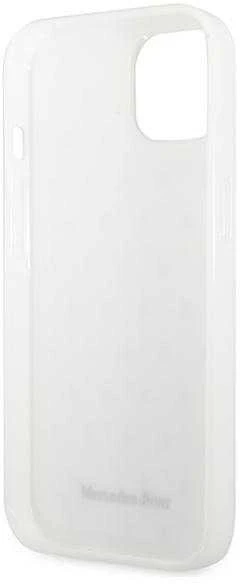 Mercedes MEHCP13SESPWH Apple iPhone 13 mini 5,4″ baltos spalvos kietas dėklas Sidabrinis Stars Pattern