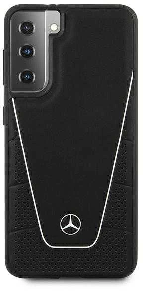 Mercedes Benz Samsung Galaxy S21 Mercedes dėklas Dynamic Line (MEHCS21SCLSSI) juodos spalvos