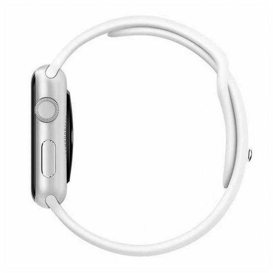 Mercury Silicone apyrankė Apple Watch 42/44/45 mm baltos spalvos