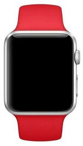 „Mercury“ silikoninė apyrankė „Apple Watch 42/44/45 mm“, raudona