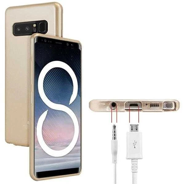 Dėklas MERCURY JELLY CASE GOLD IPHONE 13 PRO MAX