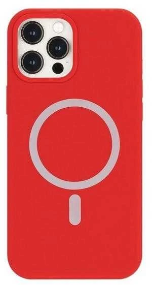 Dėklas Mercury Mercury MagSafe Silicone iPhone 12 Pro Max 6.7 "raudona / raudona