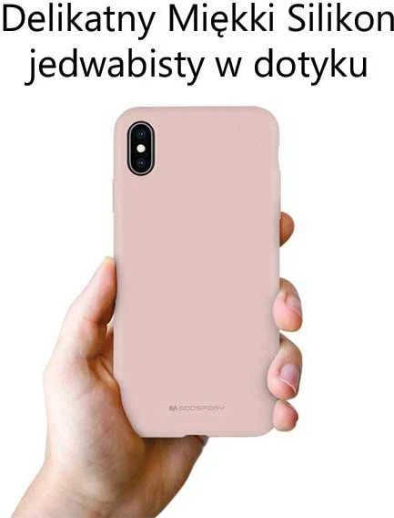 Dėklas Mercury Silikoninis dėklas Apple iPhone 14 Pro rožinio smėlio