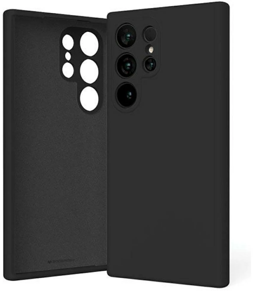 Mercury Silikoninis Samsung Galaxy S24 Ultra S928 dėklas telefonui juodos spalvos