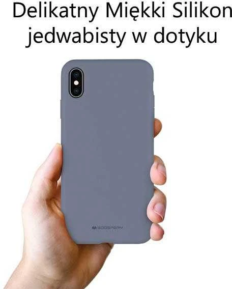 Dėklas Mercury Silikoninis dėklas Samsung S906 S22 Plus 5G levandos pilka