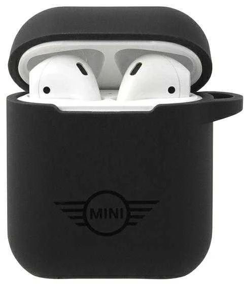 Mini Morris Mini MIACA2SLTBK AirPods dėklas juodos spalvos hard dėklas silikoninis Collection