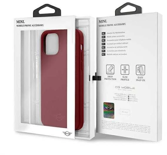 Mini Morris Mini MIHCP12LSLTRE Apple iPhone 12 Pro Max6,7″ red kietas dėklas Silicone Tone On Tone