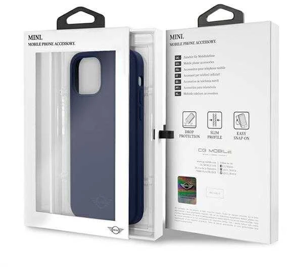 Mini Morris Mini MIHCP12MSLTNA Apple iPhone 12/12 Pro 6,1" mėlynos spalvos tvirtas silikoninis dėklas