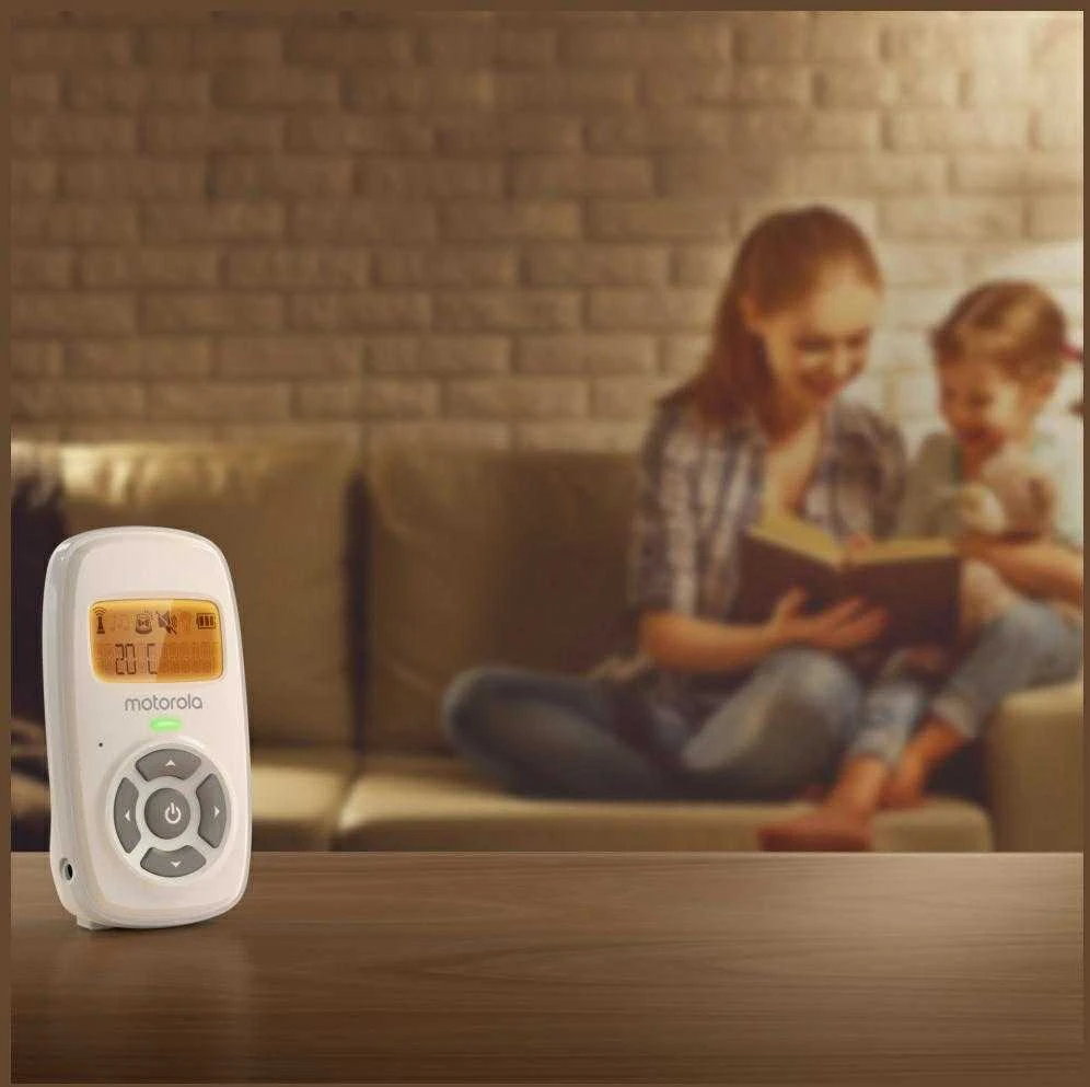 Kūdikio stebėjimo kamera Motorola AM24, Baltos/Pilkos spalvos