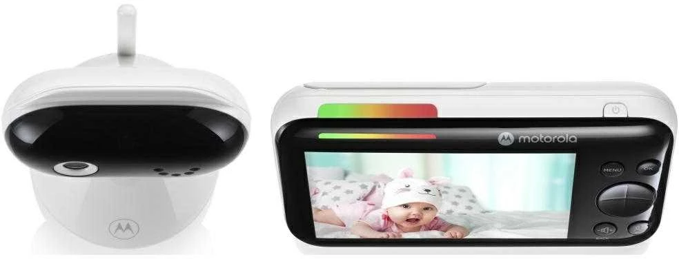 Mobili auklė Motorola PIP1500 Connect, baltos spalvos (kamera + stebėjimo monitorius)