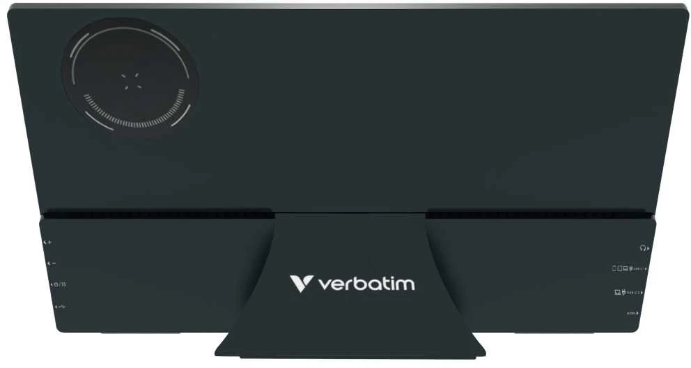 Verbatim Portable Jutiklinis ekranas Monitorius 13.3” ALU with 5000mAh Power Bank, Aliuminio Case, Juodas