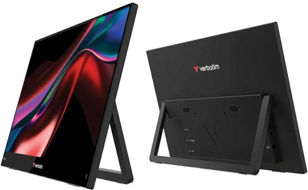 Verbatim PMT-14 Portable 14" Touch Monitorius 14" Full HD 1080P, Juodas