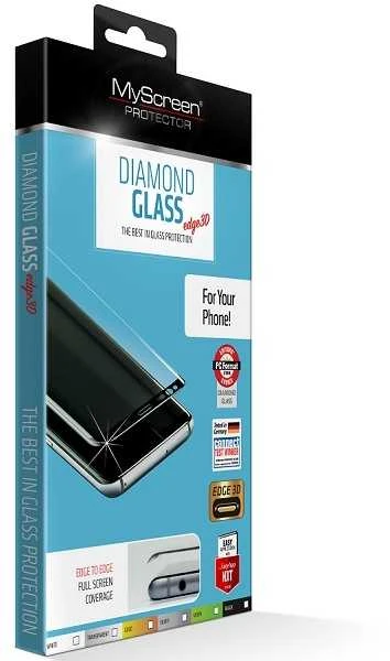 MyScreen DIAMOND GLASS edge3D Juodas
