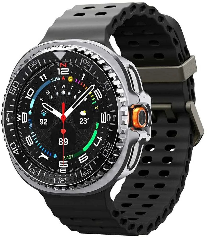Spigen Bezel Tune Pro (Diver), juodas - Samsung Galaxy Watch 8 Classic 46mm