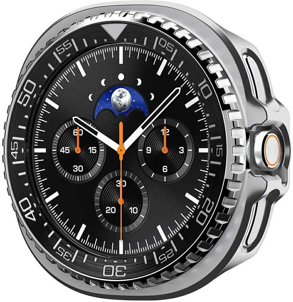 Spigen Bezel Tune Pro (Diver), juodas - Samsung Galaxy Watch 8 Classic 46mm