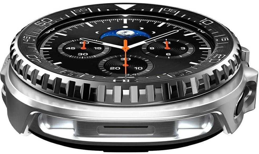 Spigen Bezel Tune Pro (Diver), juodas - Samsung Galaxy Watch 8 Classic 46mm
