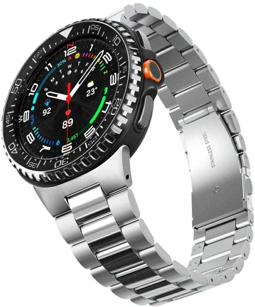 Spigen Bezel Tune Pro (Diver), juodas - Samsung Galaxy Watch 8 Classic 46mm