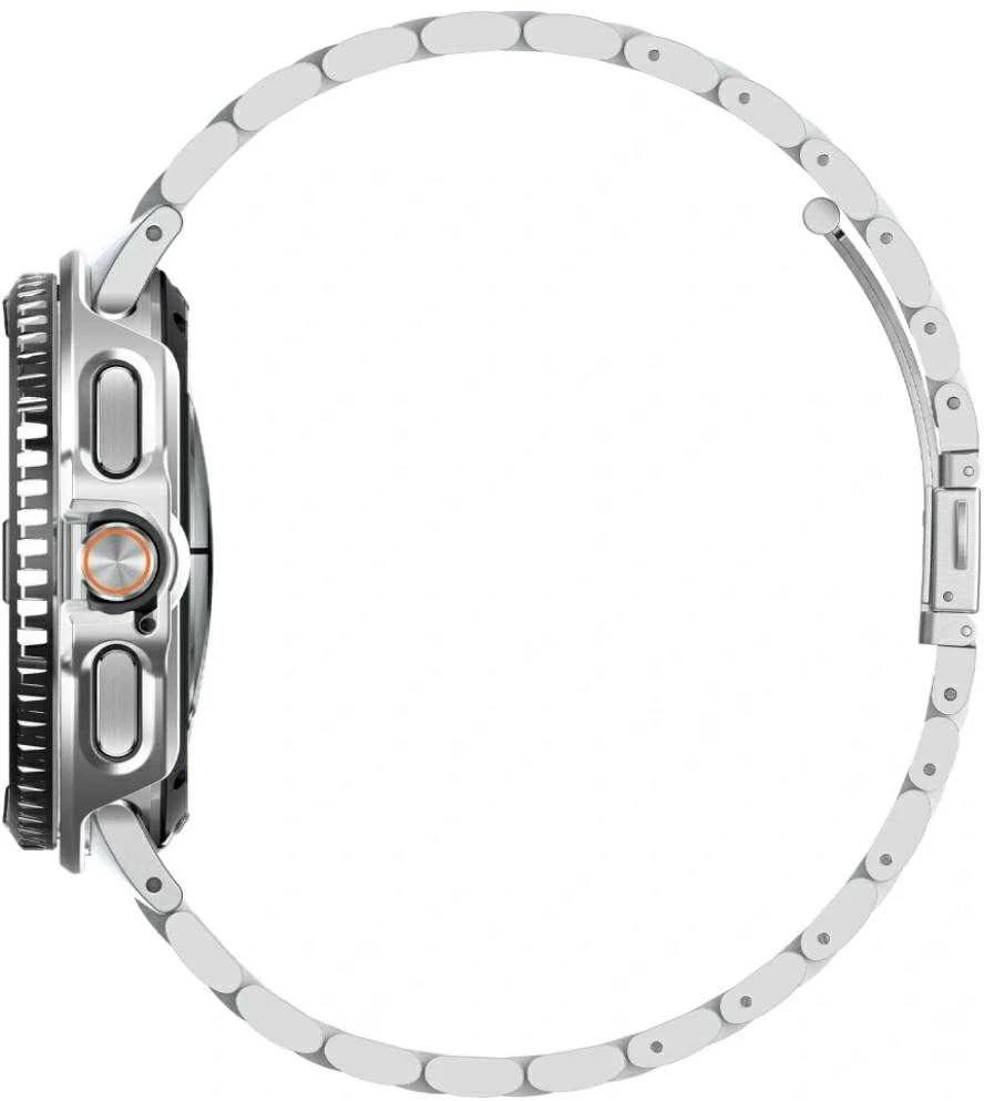 Spigen Bezel Tune Pro (Pilot), sidabrinis - Samsung Galaxy Watch 8 Classic 46mm