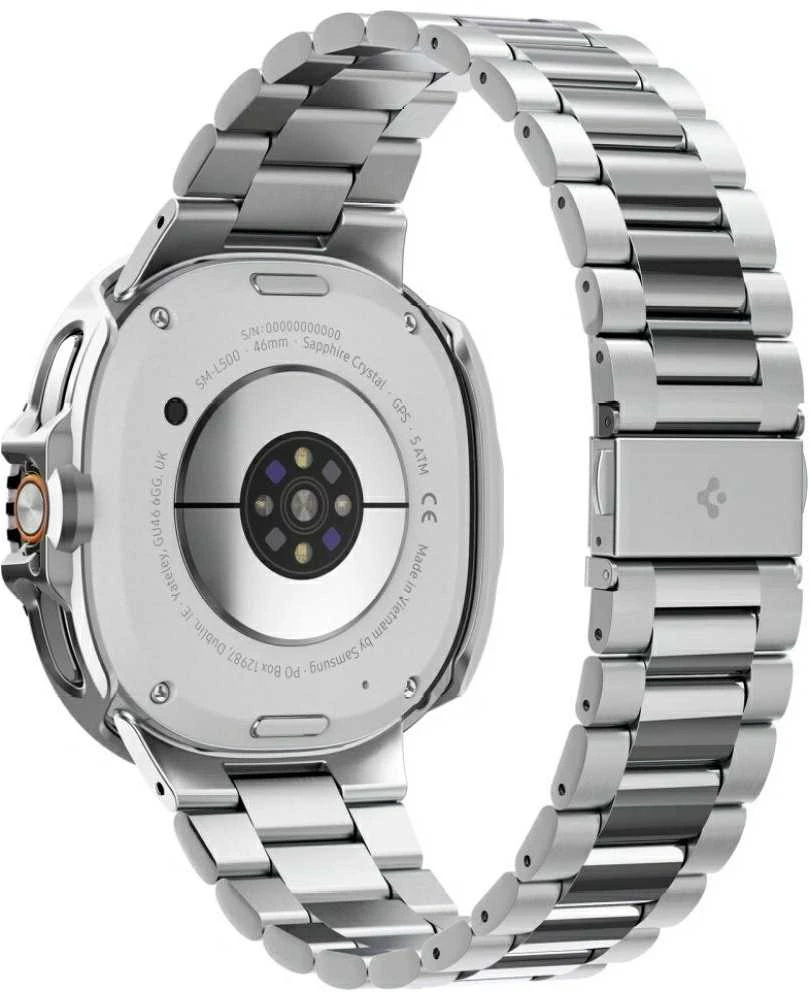 Spigen Bezel Tune Pro (Pilot), sidabrinis - Samsung Galaxy Watch 8 Classic 46mm