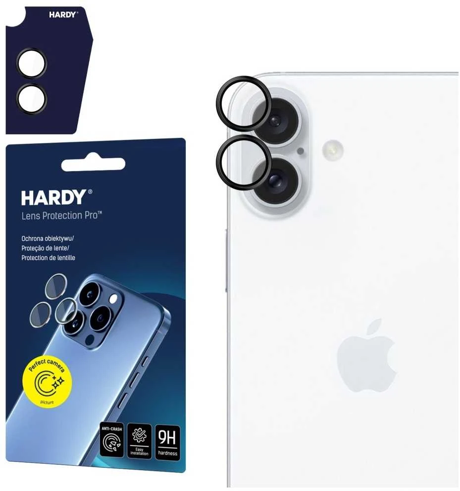 3Mk apsauga 3mk HARDY objektyvo apsauga Pro iPhone 17 - juodas