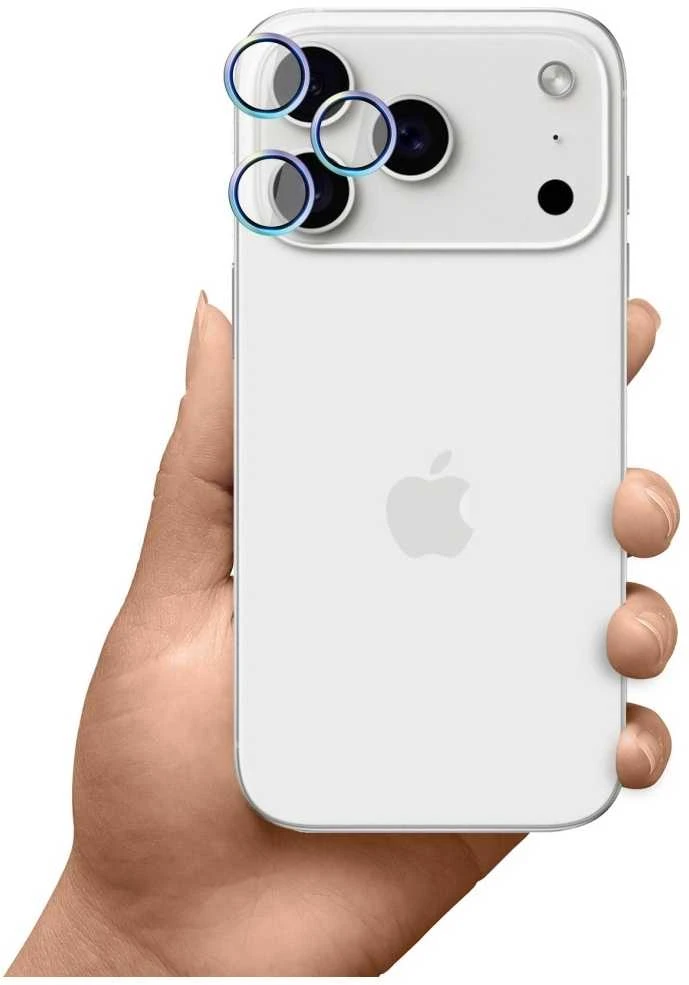 3Mk Protection 3mk HARDY objektyvo apsaugos „Pro Glass“, skirtas „iPhone 17 Pro / 17 Pro Max“ – daugiaspalvis