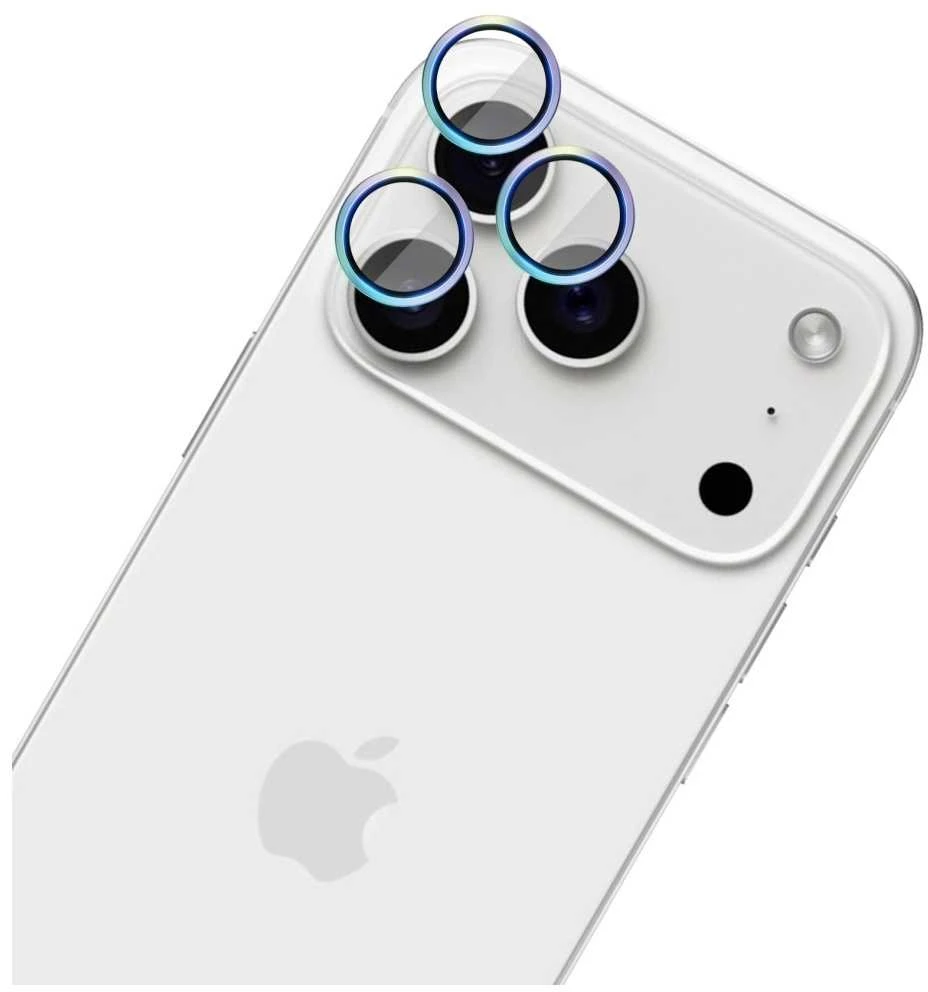 3Mk Protection 3mk HARDY objektyvo apsaugos „Pro Glass“, skirtas „iPhone 17 Pro / 17 Pro Max“ – daugiaspalvis